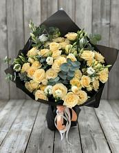 Букет цветов из:  Розы и Лизиантусы в Лайково