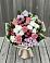 Букет цветов из: Альстромерии, Гвоздики, Розы и Хризантемы в Лайково