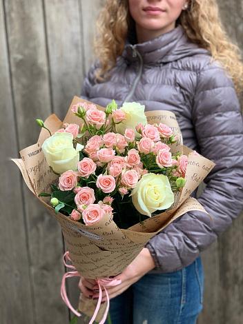 Букет цветов из: Розы в Лайково