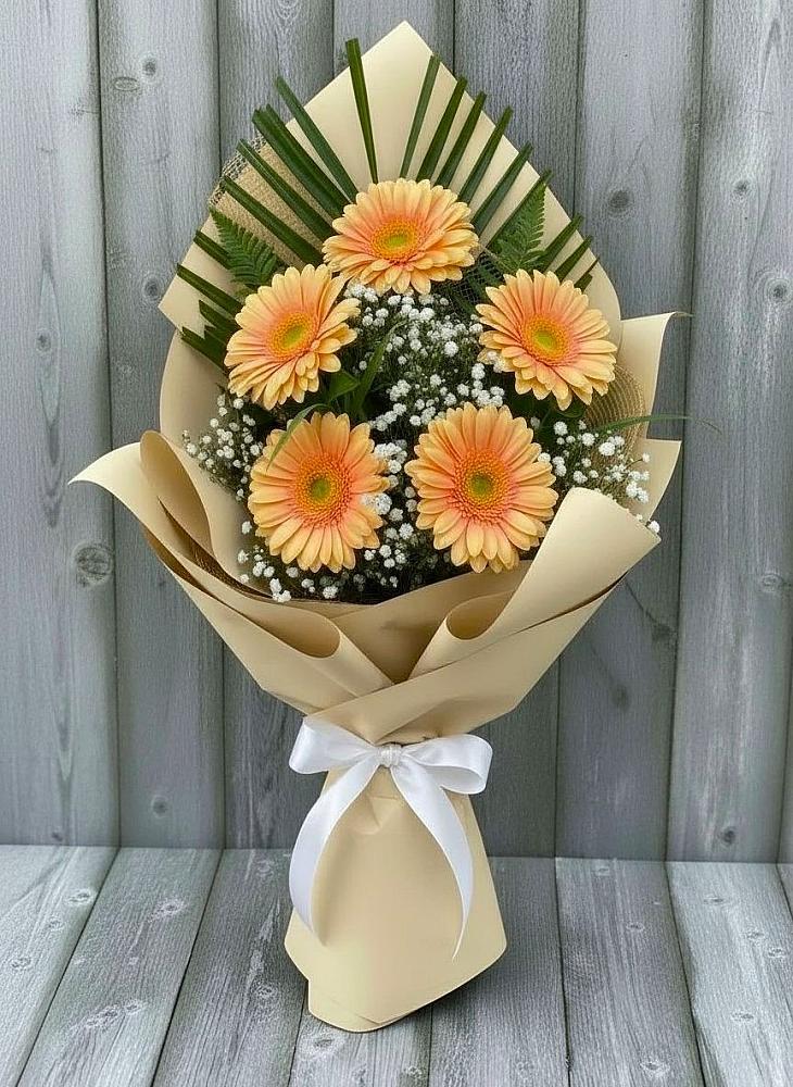 Букет цветов из: Герберы в Лайково