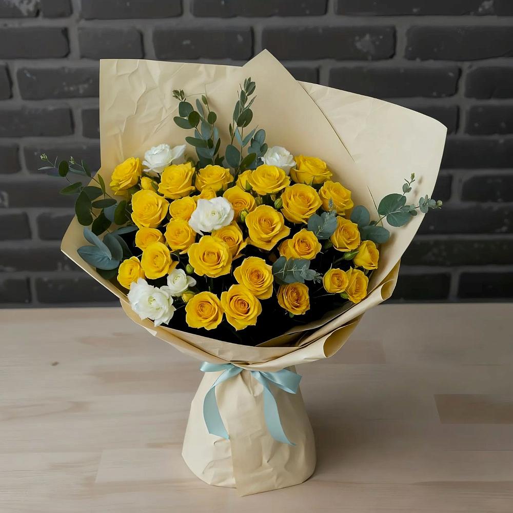 Букет цветов из: Розы в Лайково