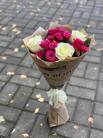 Букет цветов из: Розы в Лайково
